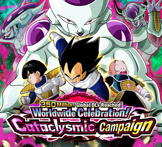 ¡ La "Celebración mundial de Dragon Ball Z Dokkan Battle! ¡Campaña cataclísmica" está en vivo!