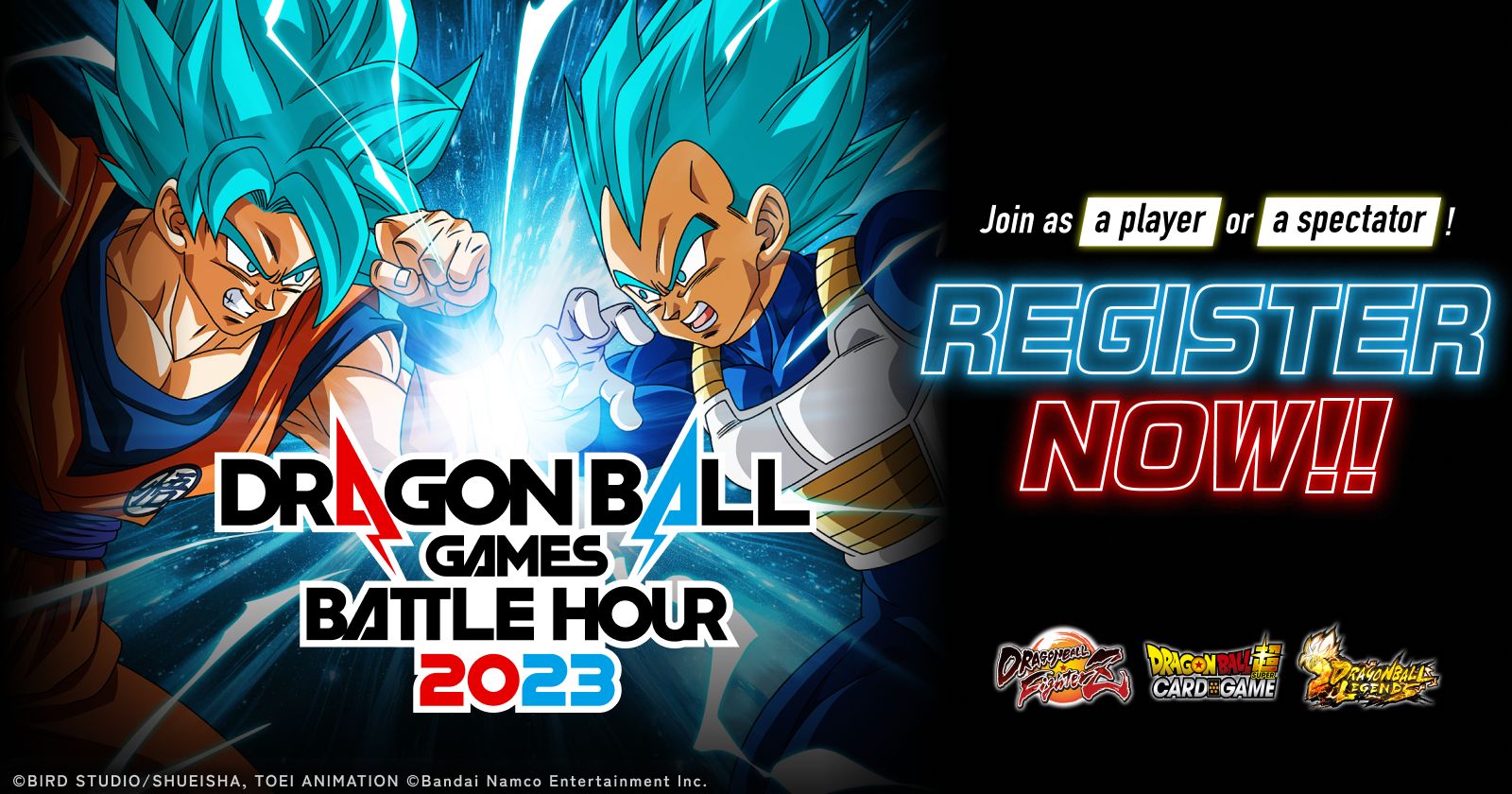 Hora de batalla de Dragon Ball Games 2023 ¡Ya está abierta la inscripción!