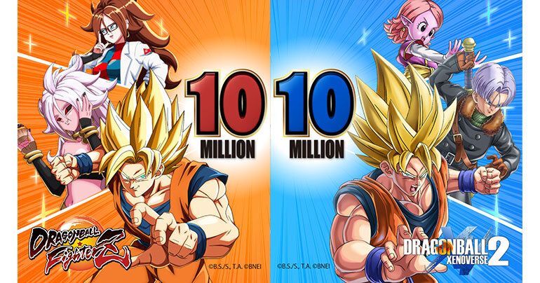¡Ya están disponibles las campañas en Dragon Ball FighterZ y Dragon Ball Xenoverse 2 para celebrar los 10 millones de copias vendidas!