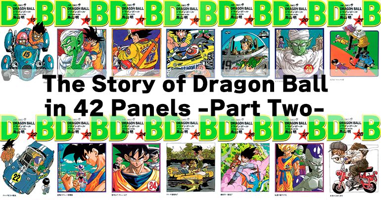 La historia de Dragon Ball en 42 paneles -Parte dos-