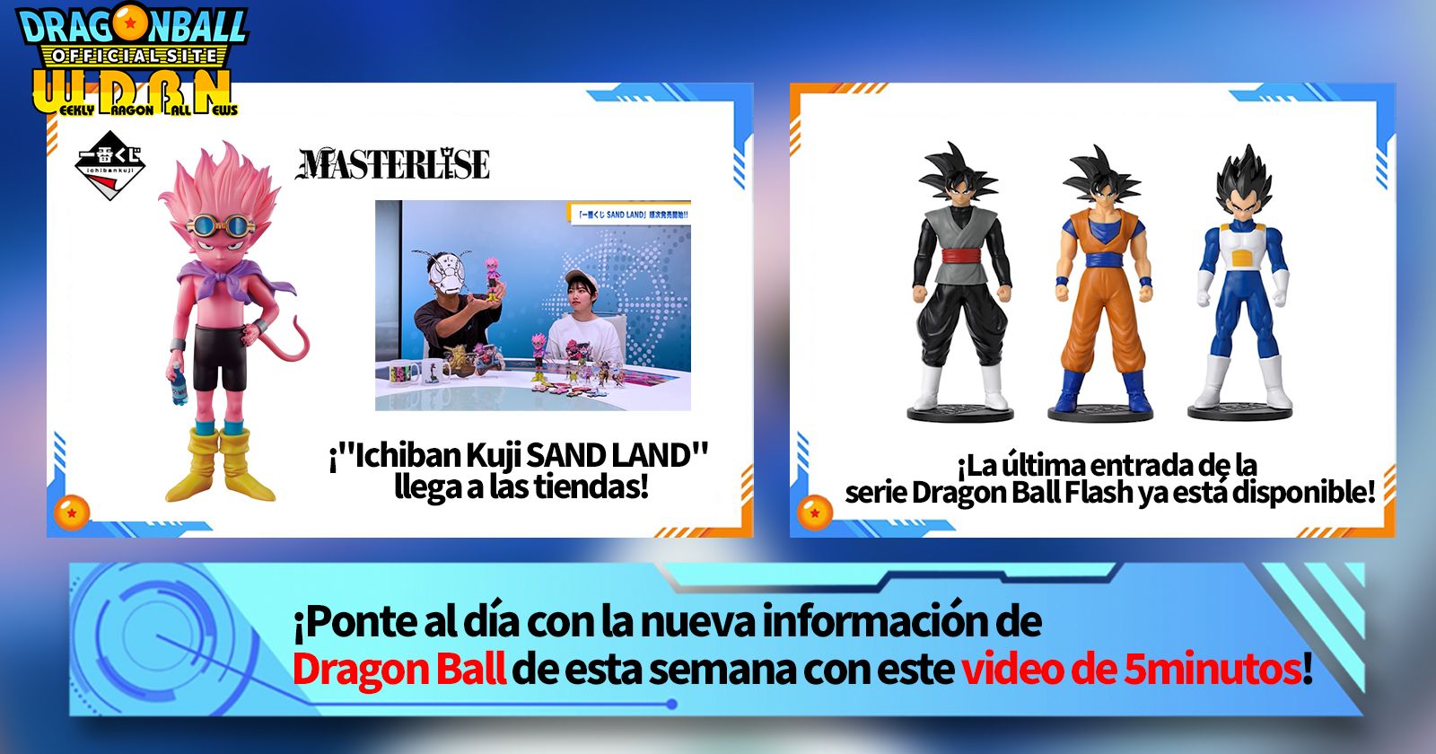 [4 de septiembre] ¡Transmisión Noticias semanales de Dragon Ball !