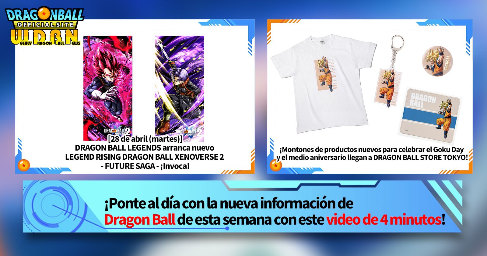 [4 de mayo] ¡Noticias semanales de Dragon Ball !