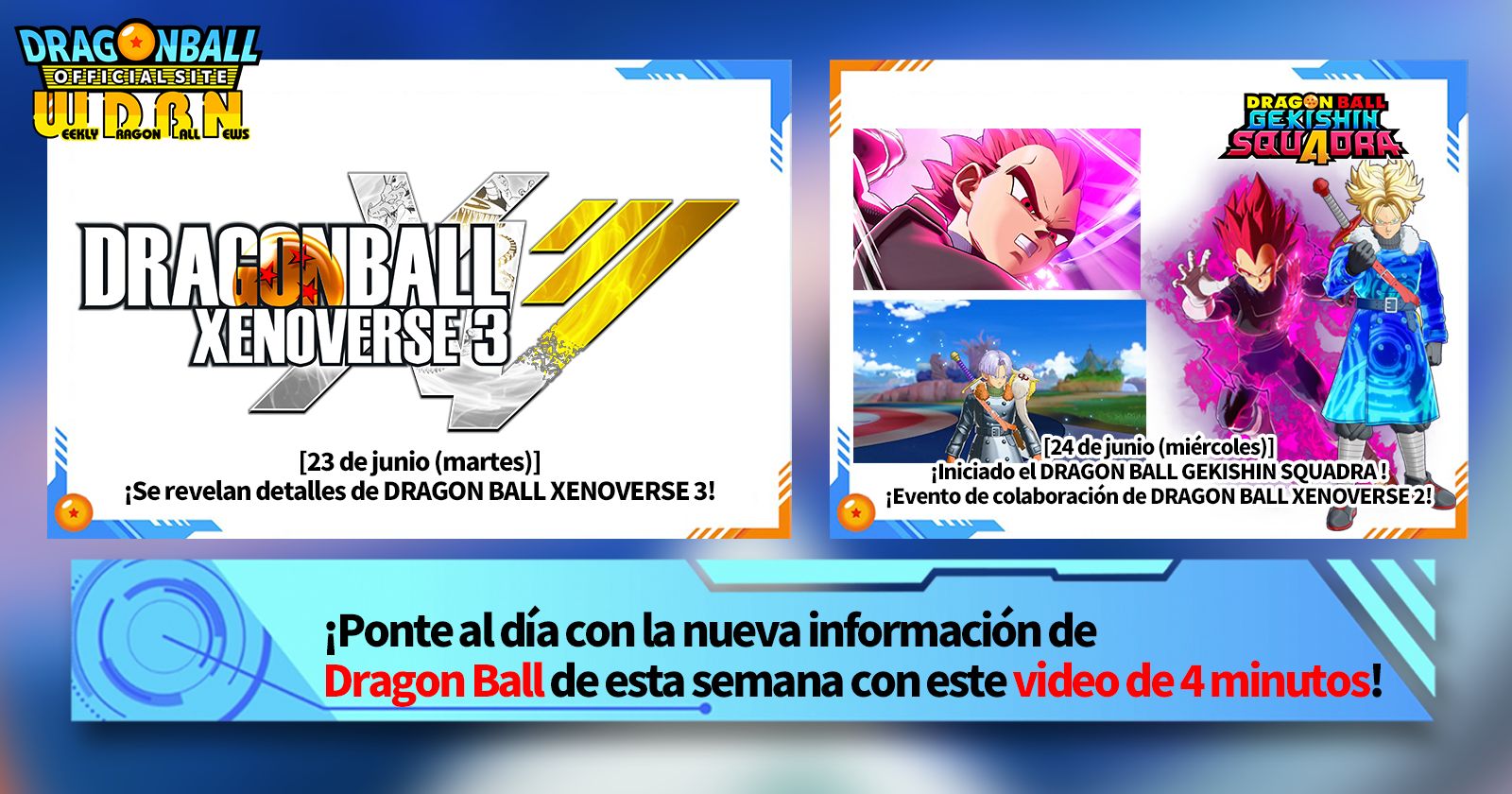 [29 de junio] ¡Noticias semanales de Dragon Ball !