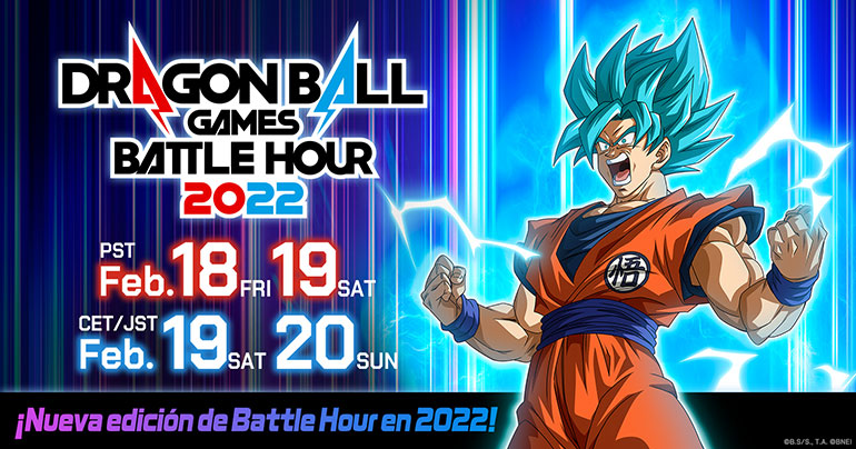 ¡Confirmado el evento de transmisión en línea mundial DRAGON BALL Games Battle Hour 2022!