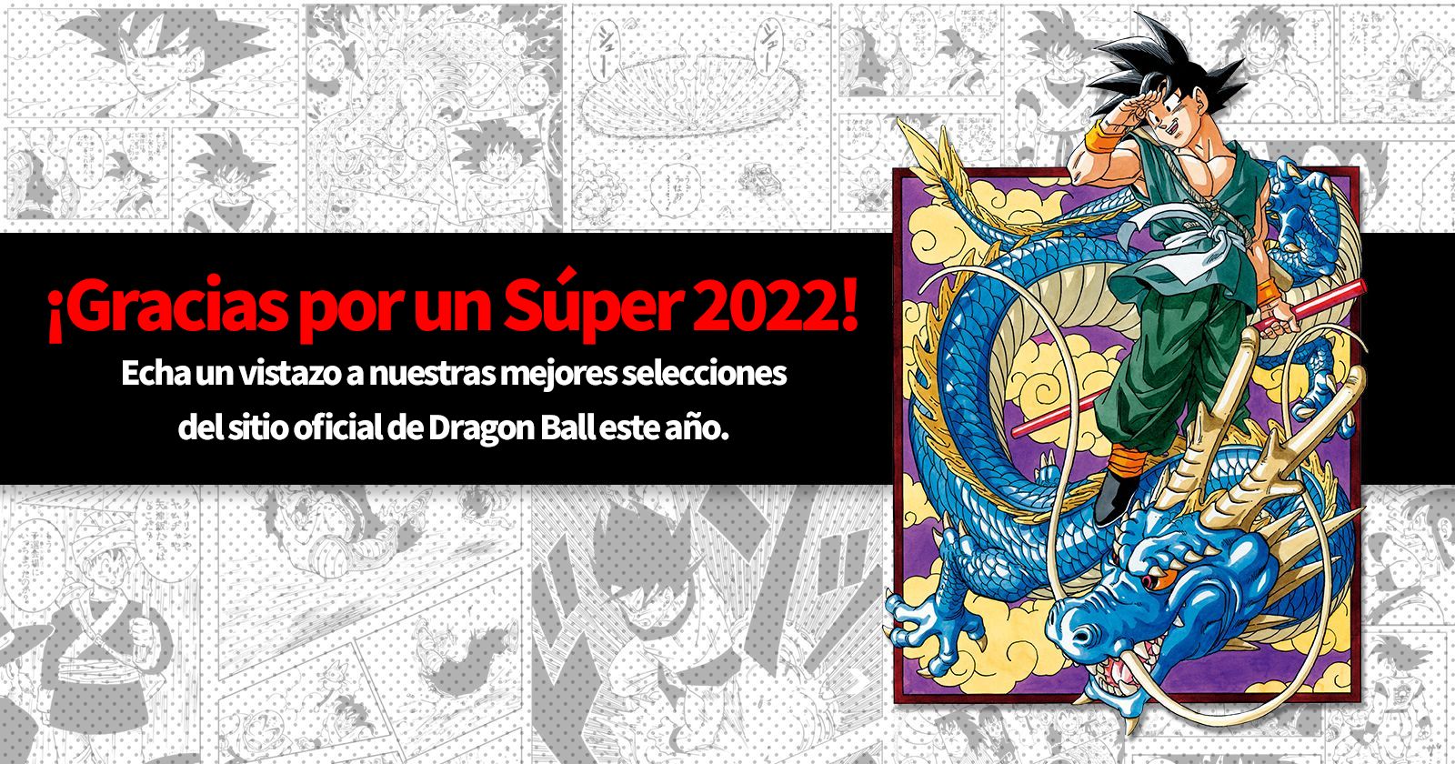 ¡Gracias por un Súper 2022! ¡Mira nuestras mejores selecciones del sitio oficial de Dragon Ball este año!