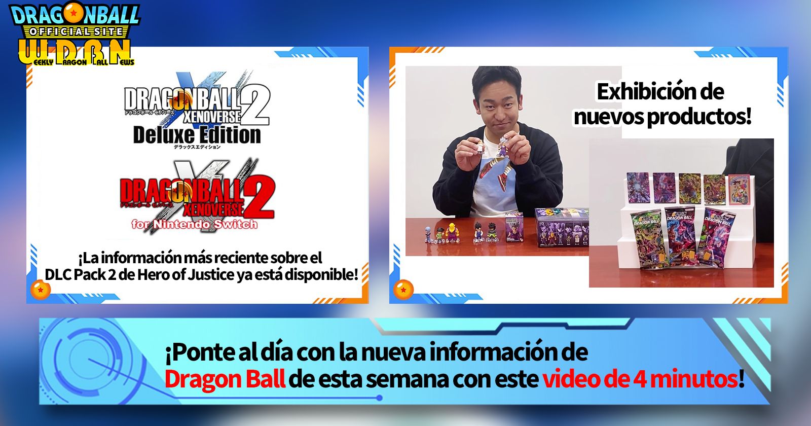 [17 de abril] ¡Transmisión Noticias semanales de Dragon Ball !