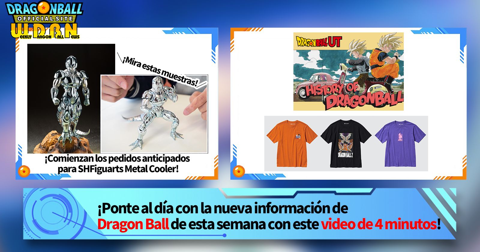 [1 de mayo] ¡Transmisión Noticias semanales de Dragon Ball !