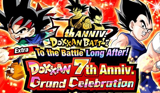 ¡A la batalla mucho después! ¡La gran celebración del 7.º aniversario de Dokkan ya está disponible en Dragon Ball Z Dokkan Battle! ¡El nuevo Extreme Z-Battle obtiene un lanzamiento avanzado en la versión global!
