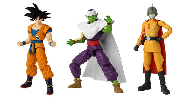 Goku, Piccolo y Gamma 1 de Dragon Ball Super: SUPER HERO ¡Únete a la serie Dragon Stars !