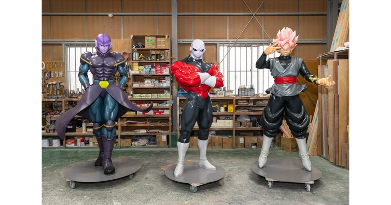 Informe de planta baja de producción de estatuas de Dragon Ball Super Parte 2: ¡La creación de Goku Black, Jiren y Hit!