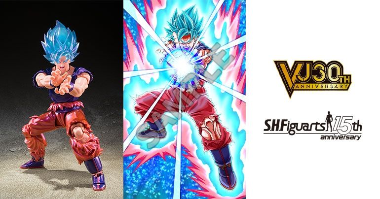 ¡SHFiguarts Super Saiyan God Super Saiyan Goku Kaio-Ken disponible para todos los lectores de la edición de septiembre de gran tamaño de V Jump !