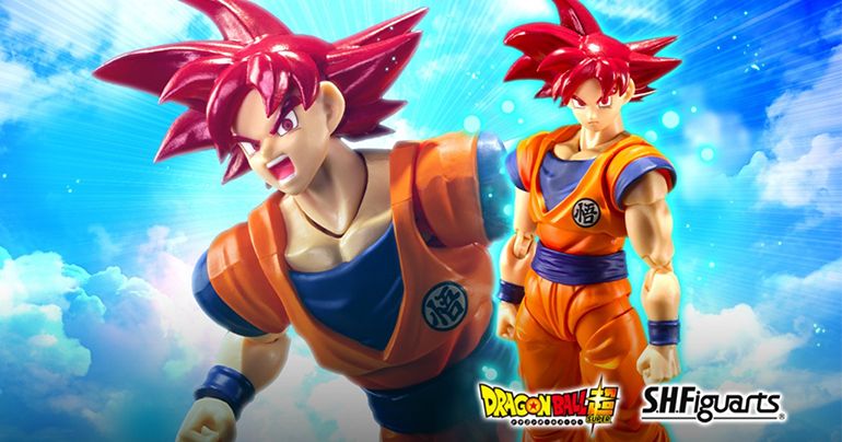 ¡Revelación mundial de SHFiguarts Super Saiyan God Goku - Saiyan God of Virtue - en la Comic Con de Nueva York!