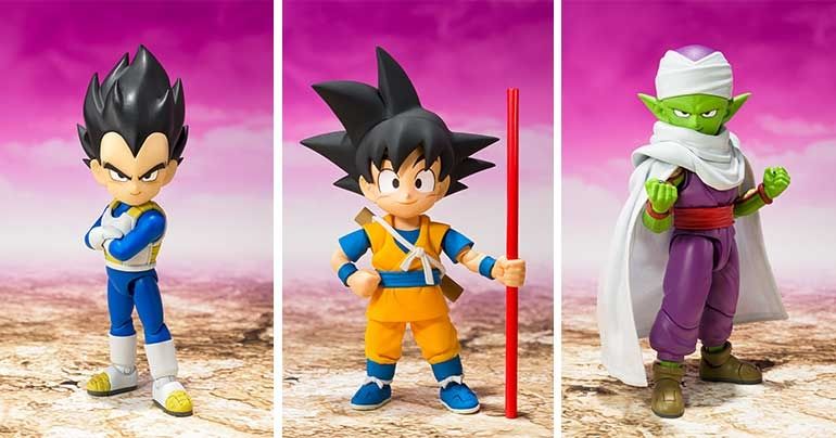 ¡Tres figuras de Dragon Ball DAIMA llegarán a la serie SHFiguarts!