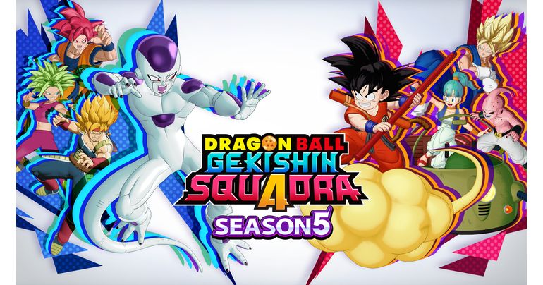 ¡Comienza la quinta temporada de DRAGON BALL GEKISHIN SQUADRA ! ¡Nuevos héroes se unen a la lucha!